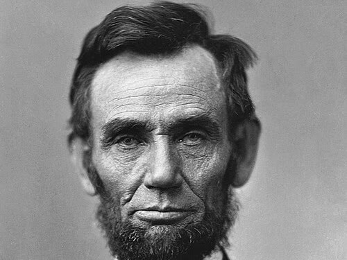 Portrait photographique d'Abraham Lincoln par Alexander Gardner, novembre 1863